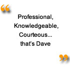 Professional SEO, Knowledgeable, Courteous ~ That's David Williams